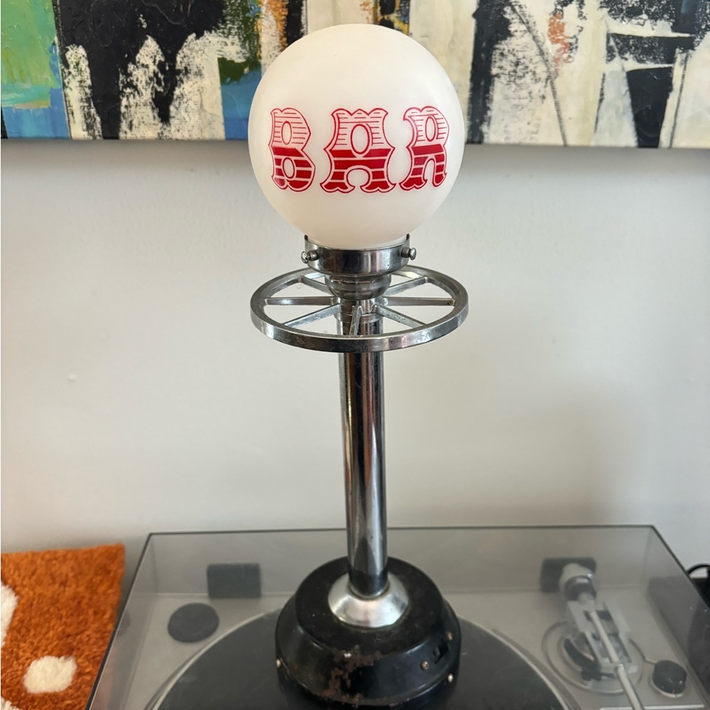 Antique Bar Art Stand